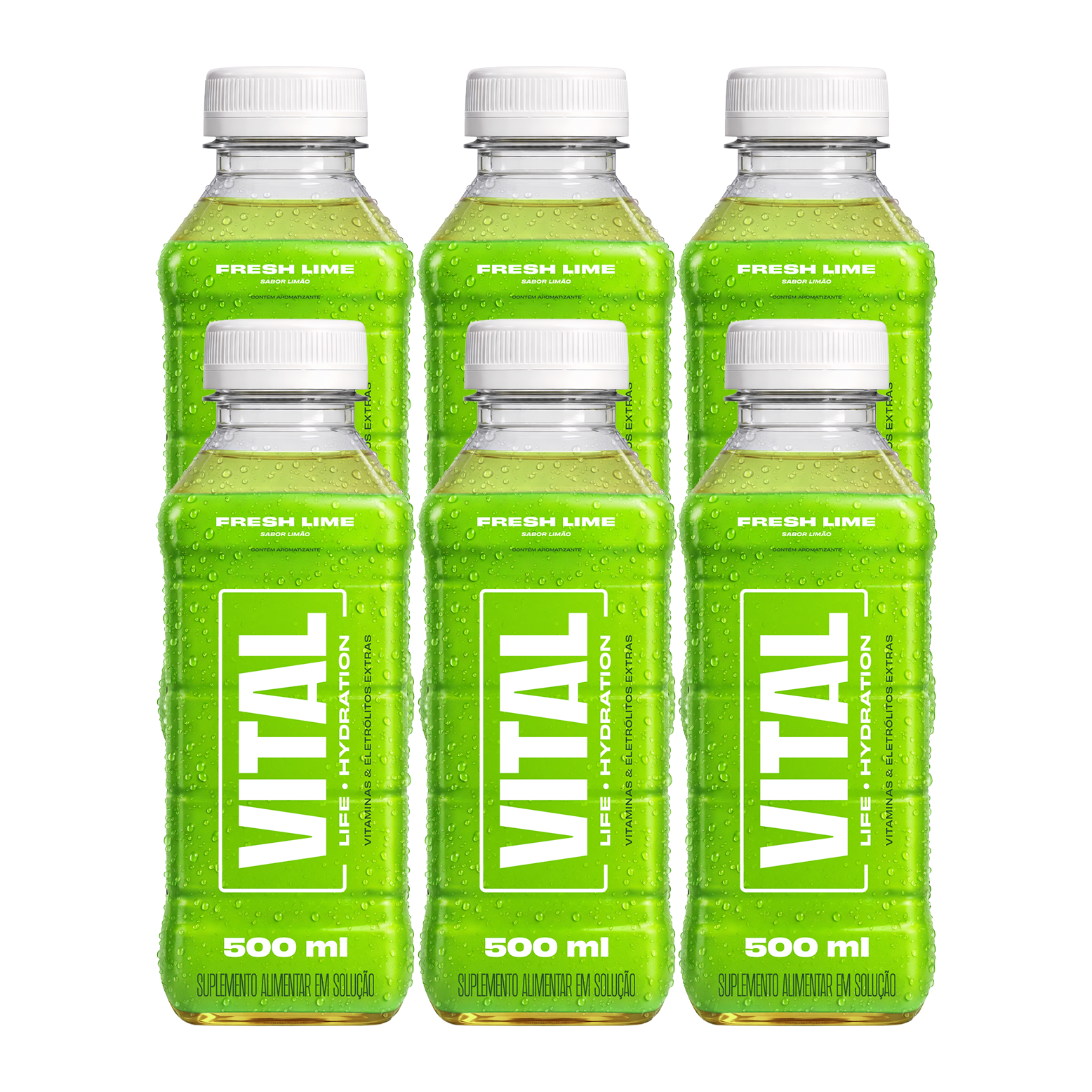 VITAL HYDRATION - Bebida Isotônica - Limão (6 unidades)