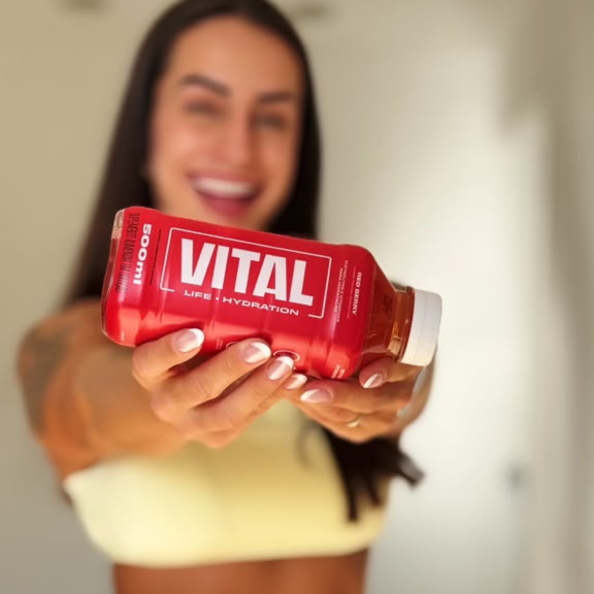 VITAL HYDRATION - Bebida Isotônica - Frutas Vermelhas (6 unidades)